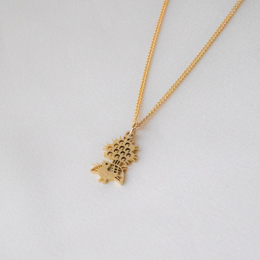 1-bamboos simple necklace