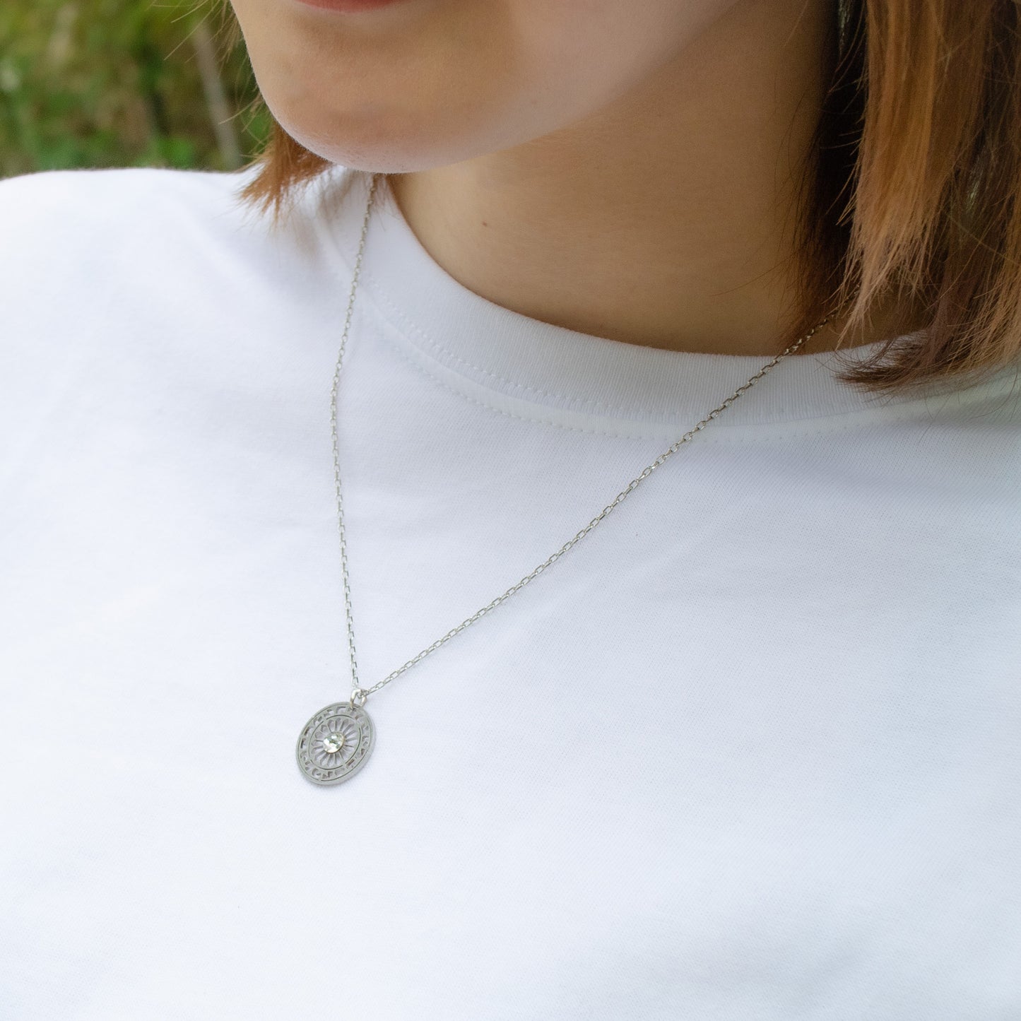 1-dots simple necklace