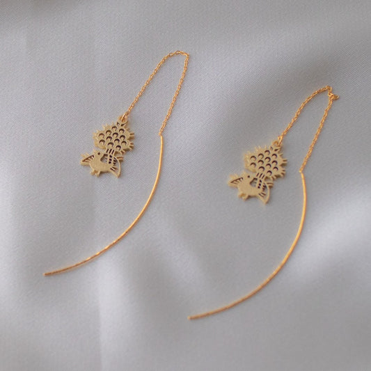 1-bamboos chain earrings