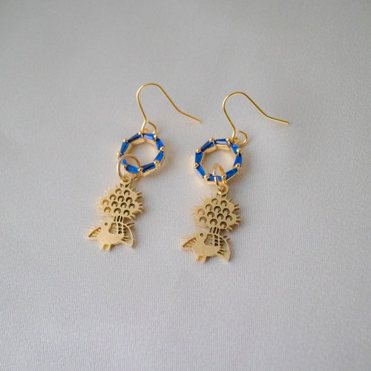 1-bamboos blue earrings